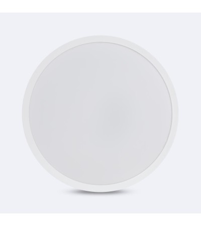 Plafonnier LED Rond 18W avec Détecteur de Mouvement Radar Ø300 mm - 108129 - vue 3