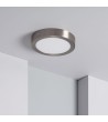 Plafonnier LED Rond 18W Métal Ø225 mm Argenté - 1099 - vue 1