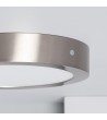 Plafonnier LED Rond 18W Métal Ø225 mm Argenté - 1099 - vue 6