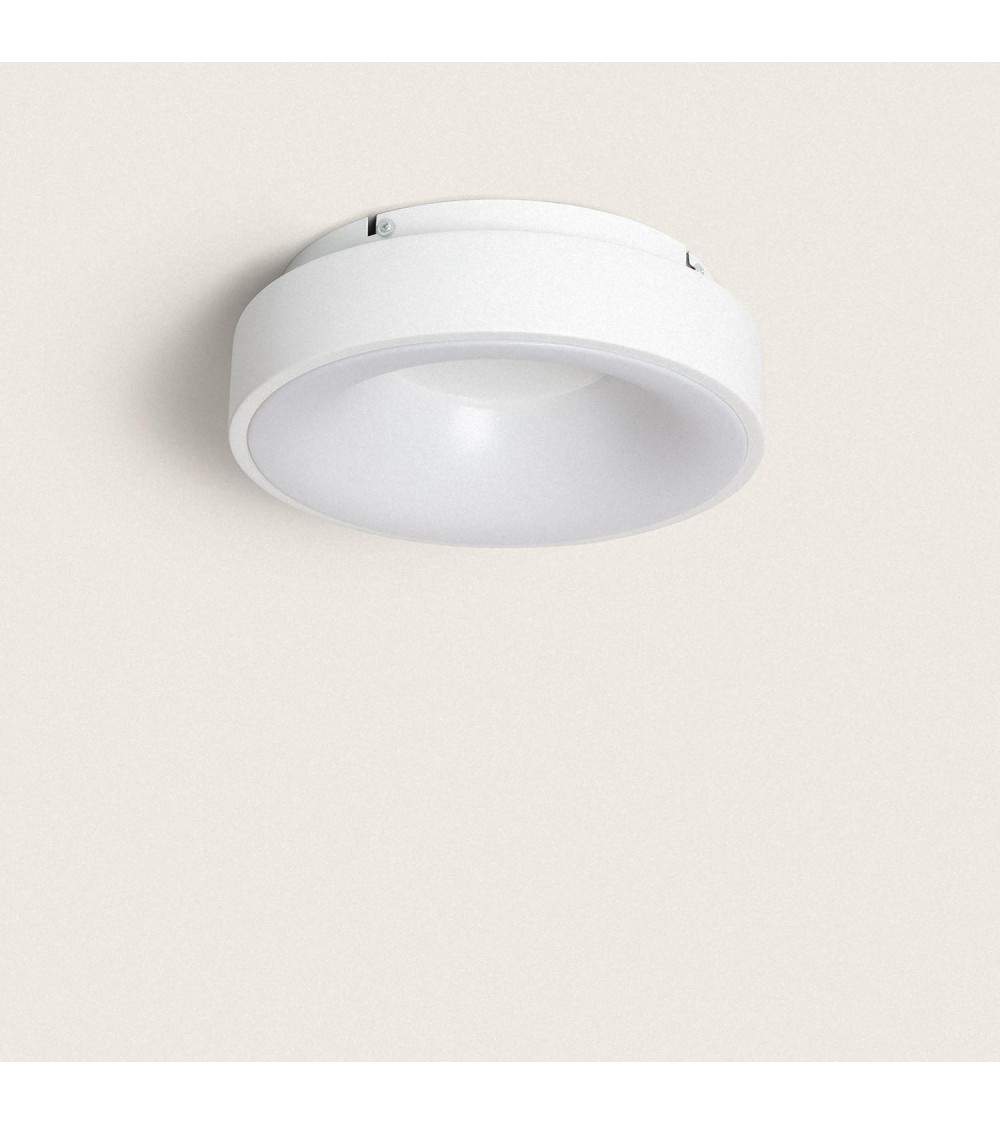 Plafonnier LED 20W Rond Aluminium Ø300 mm CCT sélectionnable Jacob - 105339 - vue 1