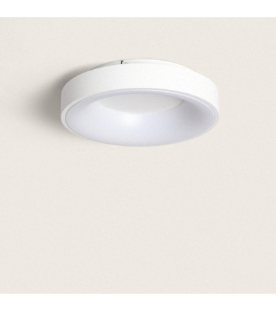 Plafonnier LED 30W Rond Aluminium Ø380 mm CCT sélectionnable Jacob - 105344 - vue 1