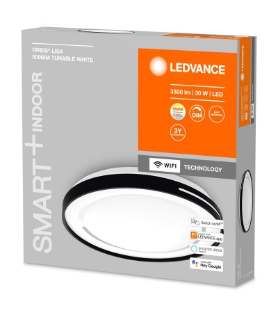 Plafonnier LED Rond à˜484 mm 30W CCT Smart+ WiFi ORBIS Lisa LEDVANCE 4058075573536 - 93975 - vue 4