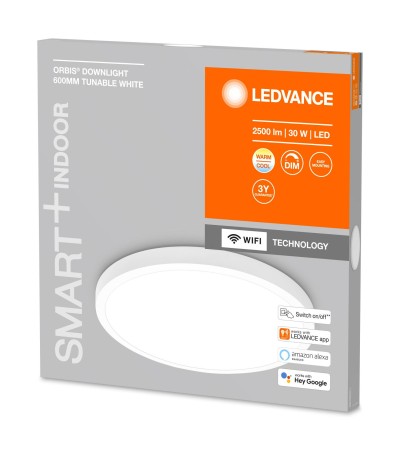 Plafonnier LED Rond à˜600 mm 30W CCT Smart+ WiFi ORBIS LEDVANCE 4058075572959 - 93528 - vue 2