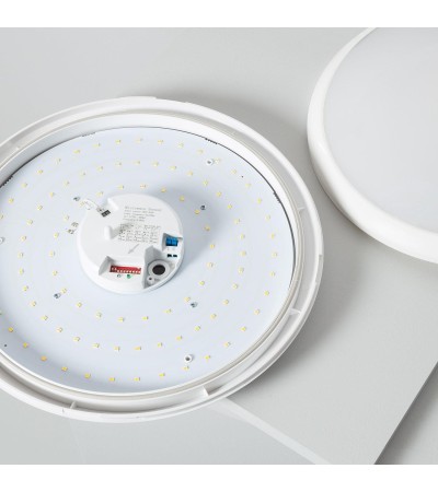 Plafonnier LED Rond avec Détecteur de Mouvement Radar 20W Ø330 mm - 62238 - vue 6