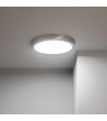 Plafonnier LED Rond Métal 24W Design Silver Ø300mm - 1143 - vue 4
