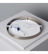 Plafonnier LED Rond Métal 24W Design Silver Ø300mm - 1143 - vue 7