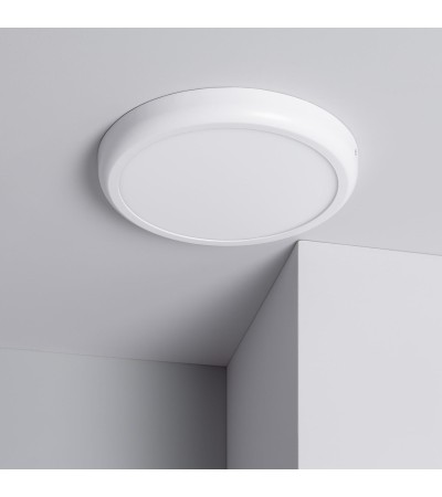 Plafonnier LED Rond Métal 24W Design White Ø300mm