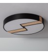 Plafonnier LED Rond Métal 27WCCT Sélectionnable Brusk Ø500 mm - 74288 - vue 1