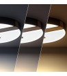 Plafonnier LED Rond Métal 27WCCT Sélectionnable Brusk Ø500 mm - 74288 - vue 3