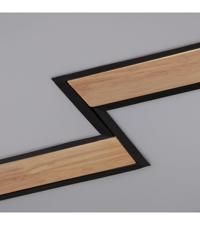 Plafonnier LED Rond Métal 27WCCT Sélectionnable Brusk Ø500 mm - 74288 - vue 5