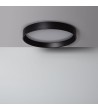 Plafonnier LED Rond Métal 30W CCT Sélectionnable Black Design à˜550 mm - 71758 - vue 3