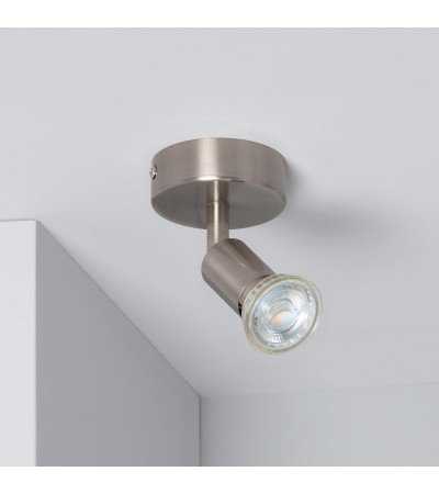 Applique Aluminium Orientable Oasis 1 Spot Argenté