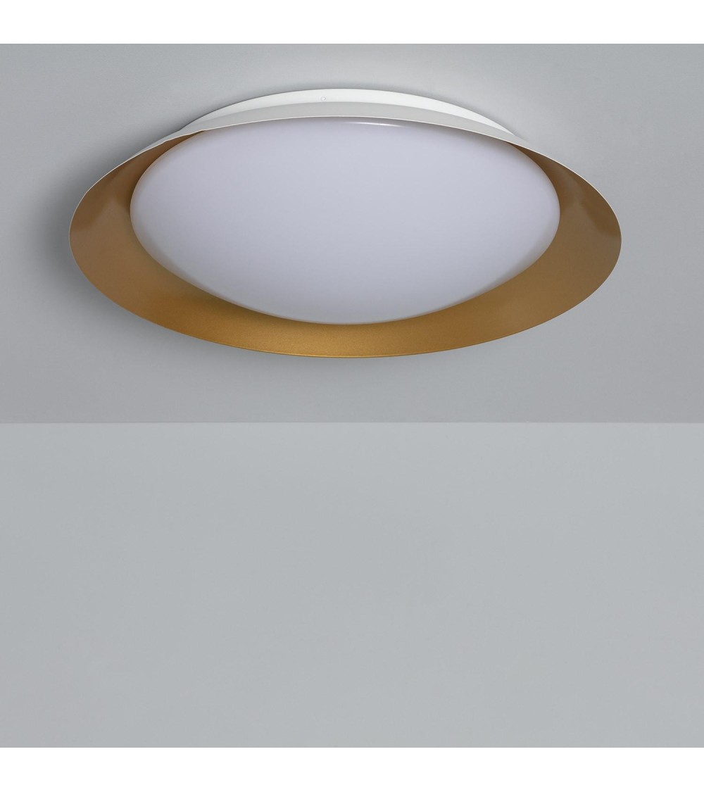 Plafonnier LED Rond Métal 30W CCT Sélectionnable Taylor à˜500 mm - 92858 - vue 2