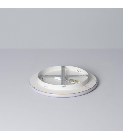 Plafonnier LED Rond Métal CCT Sélectionnable Allharo 24W Ø410 mm - 79078 - vue 8