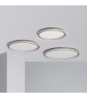 Plafonnier LED Rond Métal CCT Sélectionnable Allharo 36W Ø600 mm - 79066 - vue 6