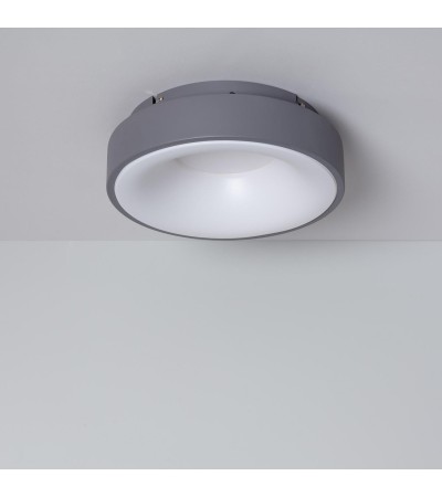Plafonnier LED Rond Métal CCT Sélectionnable Wingu 15W Ø300 mm