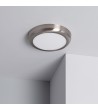 Plafonnier LED Rond Métal Design Silver 18W Ø220mm - 1141 - vue 1