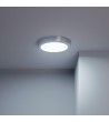 Plafonnier LED Rond Métal Design Silver 18W Ø220mm - 1141 - vue 2