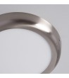 Plafonnier LED Rond Métal Design Silver 18W Ø220mm - 1141 - vue 5