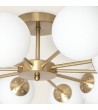 Plafonnier Métal et Verre Moonlight Brass 10 Spots - 105254 - vue 5
