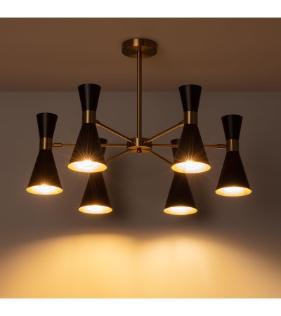 Plafonnier Aluminium 6 Spots Jigger