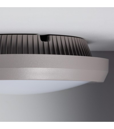 Plafonnier Rond Extérieur Curio IP65 Gris Ø300 mm - 5463 - vue 6