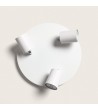Plafonnier Rond Orientable Métal 3 Spots Whitstable - 104267 - vue 2
