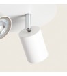 Plafonnier Rond Orientable Métal 3 Spots Whitstable - 104267 - vue 5