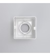 Plafonnier Space Carré Blanc avec Ampoule GU10 - 94254 - vue 7