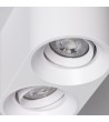 Plafonnier Double Blanc avec Ampoule GU10 Space - 94263 - vue 7