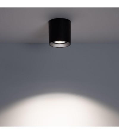 Plafonnier Space Noir avec Ampoule GU10 - 94230 - vue 4