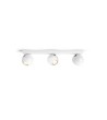 Plafonnier White Ambiance Buckram 3 Spots GU10 Hue - 85709 - vue 1