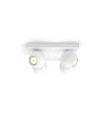 Plafonnier White Ambiance Buckram 4 Spots GU10 Hue - 85749 - vue 1