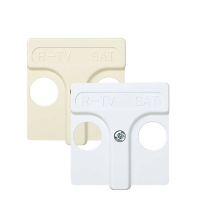 Plaque pour Prise TV-SAT SIMON 27 27097