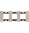 Platine de Finition 2 x 3 Modules IMD BTicino Living Now KA4802M3M_ - 82849 - vue 1
