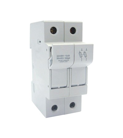 Porte-fusibles Sectionnable 10x38mm 500V Máx 32A MAXGE