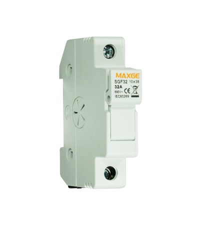 Porte-fusibles Sectionnable 10x38mm 500V Máx 32A MAXGE - 67429 - vue 3