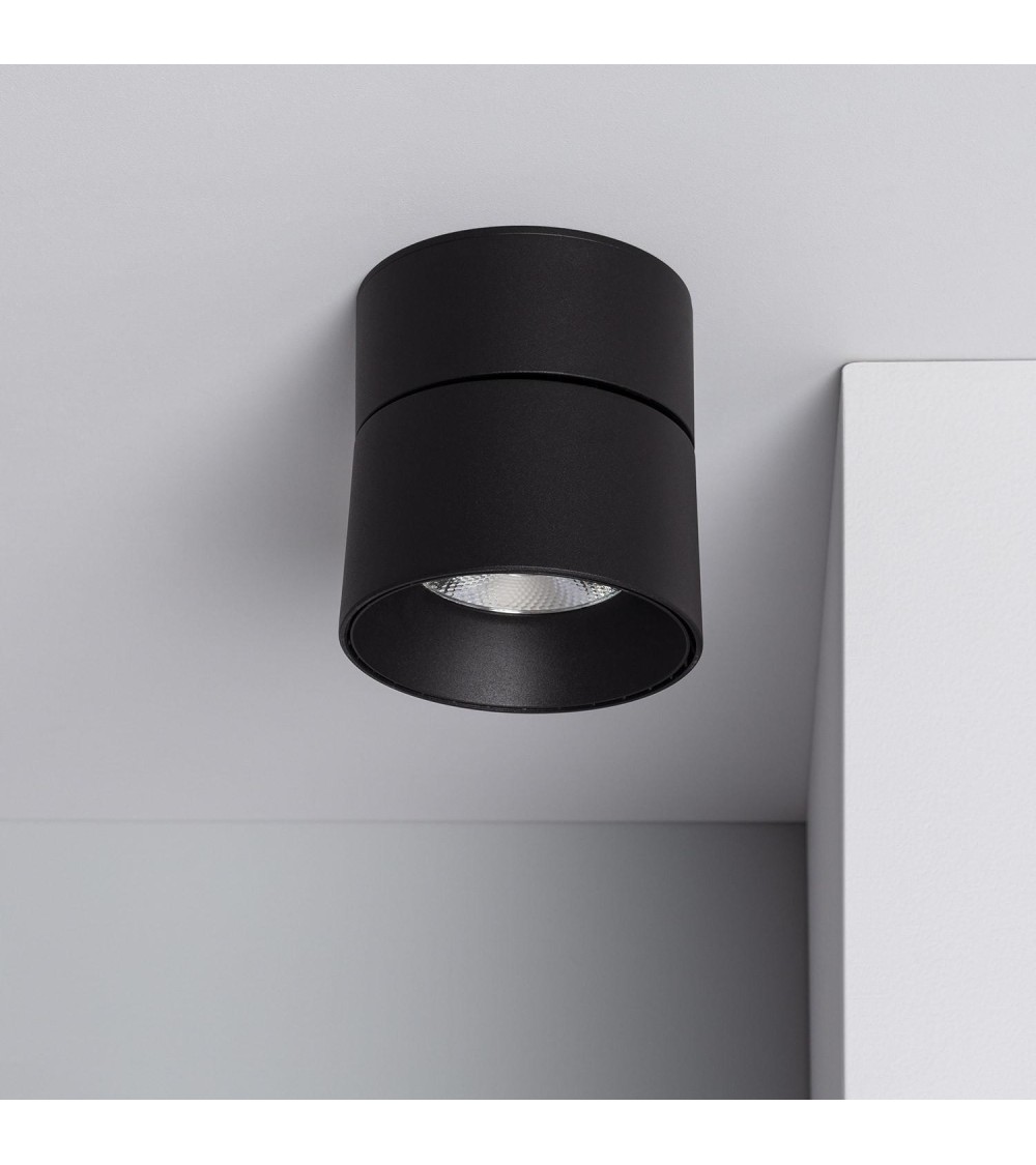 Applique LED 30W Aluminium Ronde Noire New Onuba - 63786 - vue 1