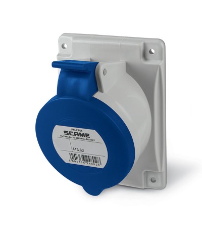 Prise Industrielle sur Tableau 32A IP54 Optima SCAME