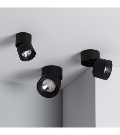 Applique LED 30W Aluminium Ronde Noire New Onuba - 63786 - vue 6