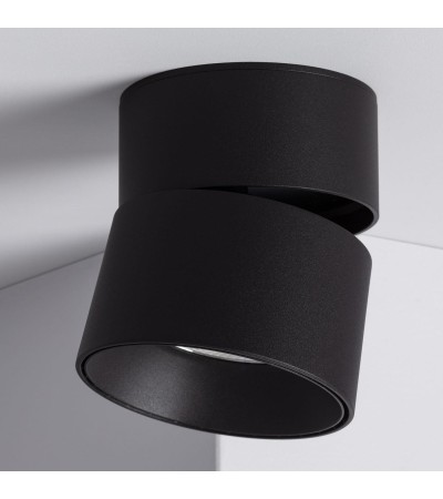 Applique LED 30W Aluminium Ronde Noire New Onuba - 63786 - vue 7