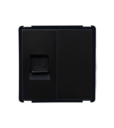 Prise RJ45 Internet + Obturateur Modern - 63668 - vue 2