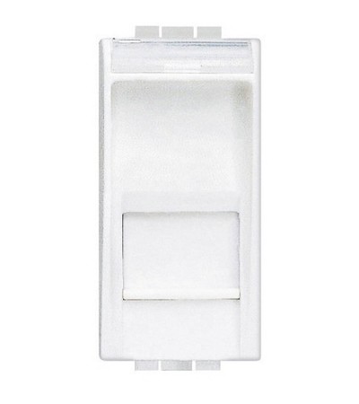 Prise RJ45 UTP CAT6 1 Module BTicino Living Light N4279C6