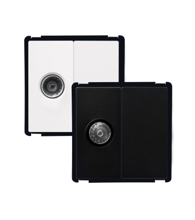 Prise TV + Obturateur Modern