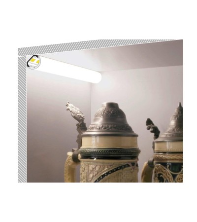 Profilé Aluminium Angle 1 m avec Capot Circulaire pour Rubans LED jusqu'à 10 mm - 80994 - vue 3