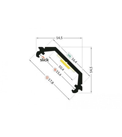 Profilé Aluminium Angle 1 m avec Capot Circulaire pour Rubans LED jusqu'à 10 mm - 80994 - vue 7
