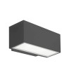 Applique LED Afrodita Double Face 17.5W IP65 Gris Urbain LEDS-C4 05-9911-Z5-CL - 69574 - vue 3