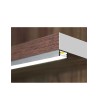 Profilé Aluminium En Saillie 1 m avec Capot Translucide pour Rubans LED jusqu'à 10 mm - 80988 - vue 2