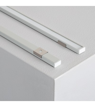 Profilé Aluminium En Saillie 1 m avec Capot Translucide pour Rubans LED jusqu'à 10 mm - 80988 - vue 3
