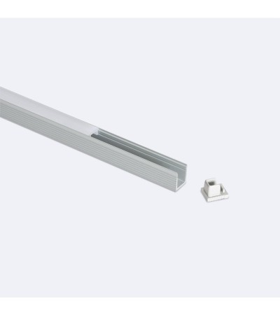 Profilé Aluminium en Saillie 2m Pour Ruban LED jusqu'à  6 mm